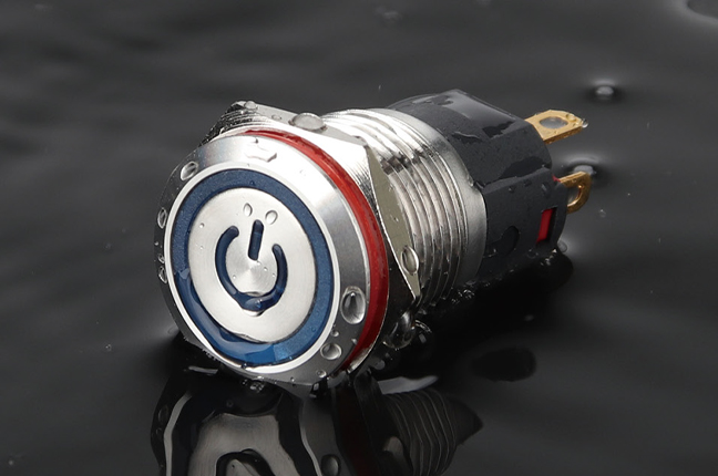 Interruptores de botón metálicos 