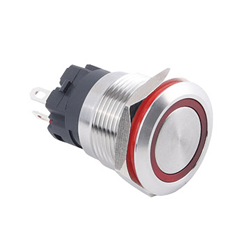 Interruptor de botón de metal de 19 mm, 7 pines / 5 pines