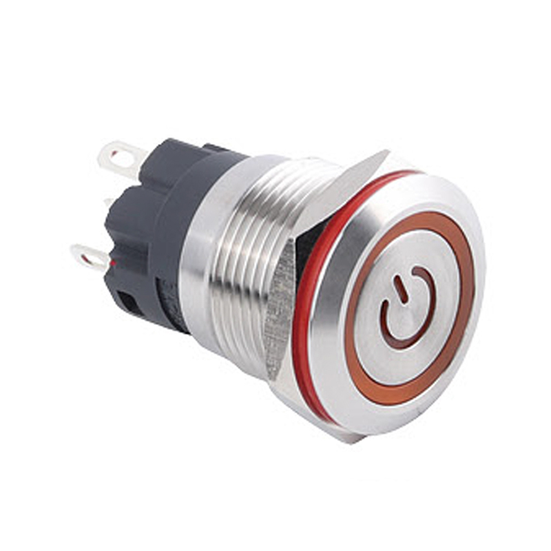 Interruptor de botón de metal de 19 mm, 7 pines / 5 pines