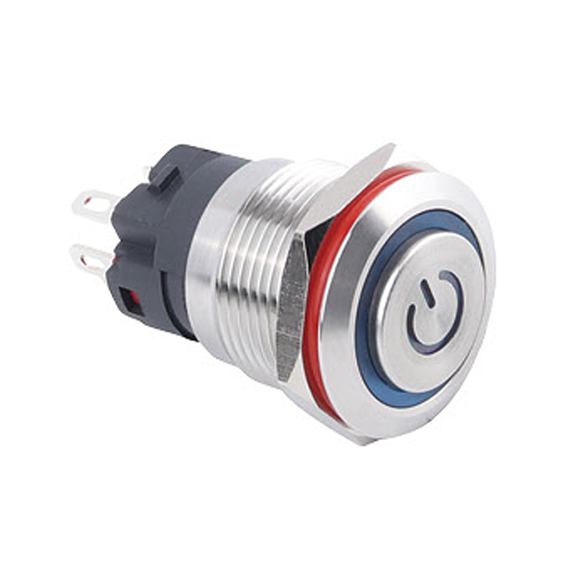 Interruptor de botón de metal de 19 mm, 7 pines / 5 pines