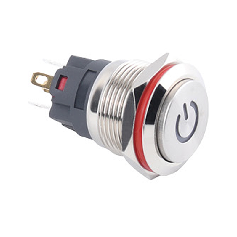 Interruptor de botón de metal de 19 mm, 7 pines / 5 pines