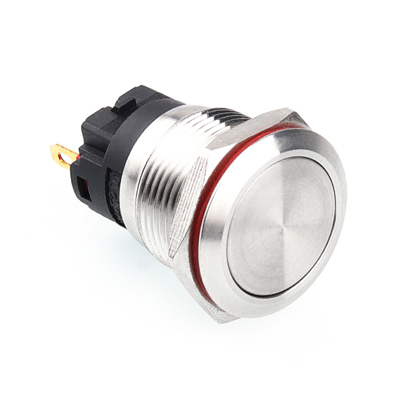 Interruptor de botón de metal de 19 mm, 7 pines / 5 pines