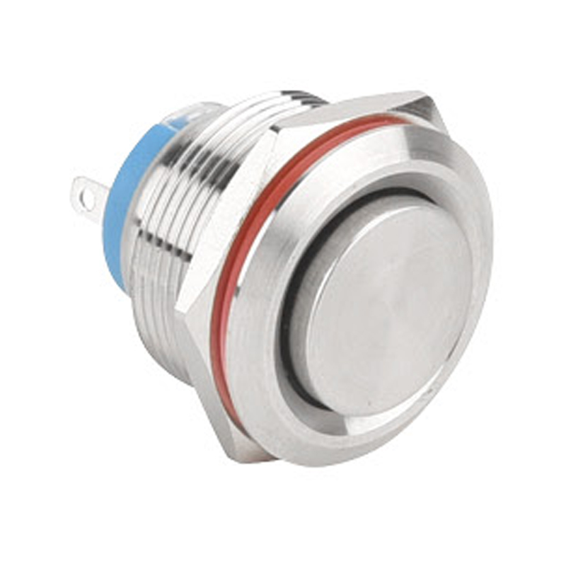 Interruptor de botón pulsador de metal económico de corriente grande de 22 mm