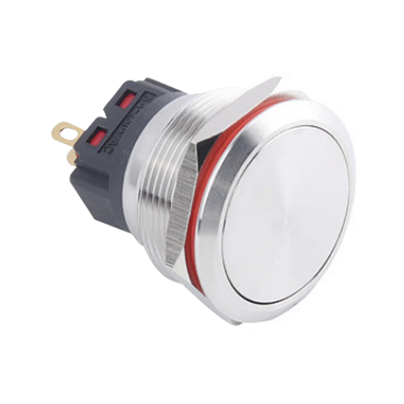 Interruptor de botón autoblocante 1NO1NC de 25 mm