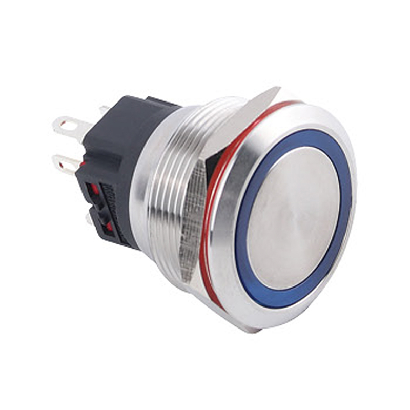 Interruptor de botón autoblocante 1NO1NC de 25 mm