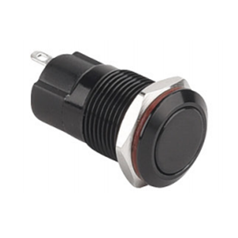 Pulsador metálico IP67 de 12 mm para control de 220 V/250 V