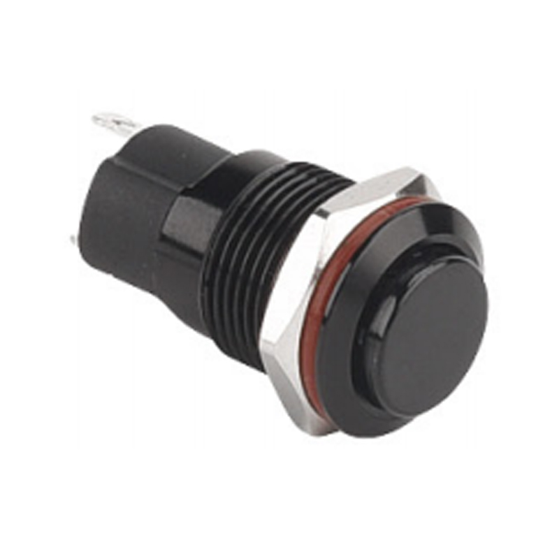 Pulsador metálico IP67 de 12 mm para control de 220 V/250 V