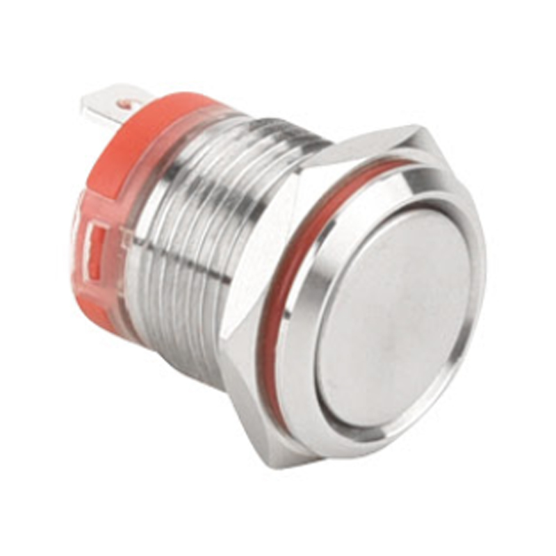 Interruptor de botón de corriente grande de cabeza plana de 16 mm