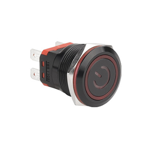 WD22D-P2-EC-□□-A Interruptores pulsadores metálicos de alta corriente             WD22D-P2-EC-□□-A Interruptores pulsadores metálicos de alta corriente