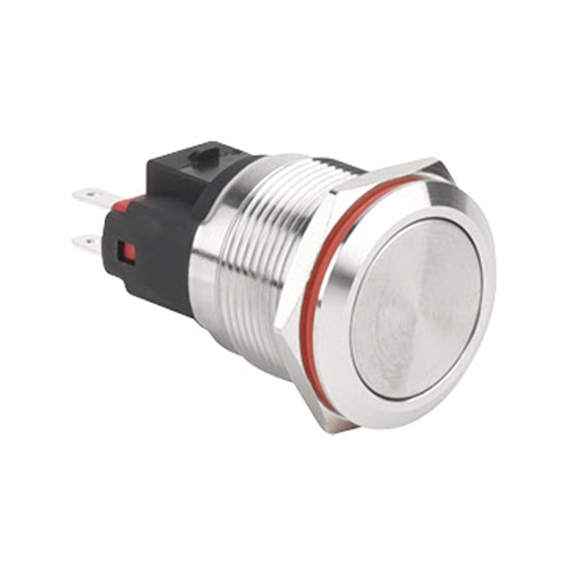 Interruptor de botón pulsador 1NO1NC de tamaño de instalación de 22 mm