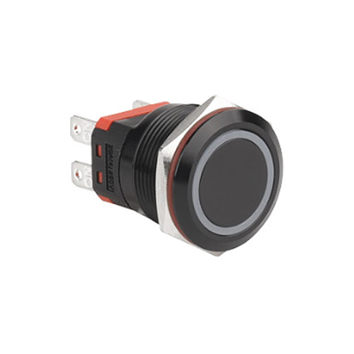 WD22D-P2-E-□□-A Interruptores pulsadores metálicos de alta corriente             WD22D-P2-E-□□-A Interruptores pulsadores metálicos de alta corriente