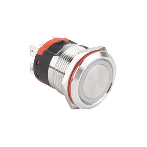 WD22D2-P2-E-□□-S Interruptores pulsadores metálicos de alta corriente             WD22D2-P2-E-□□-S Interruptores pulsadores metálicos de alta corriente