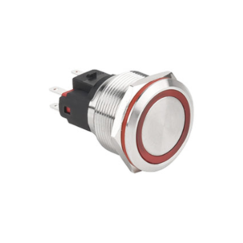 WD25E-P11-E-□□-S Interruptores pulsadores metálicos de alta corriente             WD25E-P11-E-□□-S Interruptores pulsadores metálicos de alta corriente