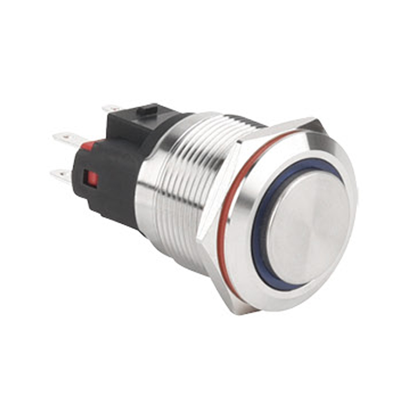 Interruptor de botón pulsador 1NO1NC de tamaño de instalación de 22 mm