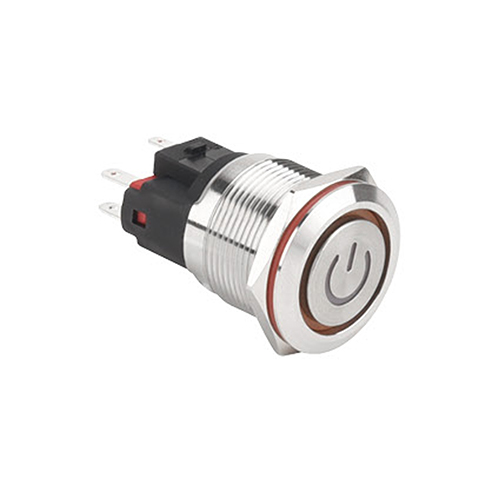 WD22E-P11-EC-□□-S Interruptores pulsadores metálicos de alta corriente             WD22E-P11-EC-□□-S Interruptores pulsadores metálicos de alta corriente