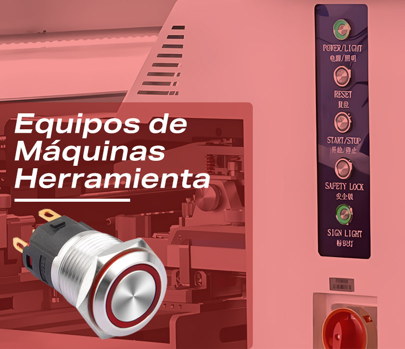 Interruptores de botón metálicos 