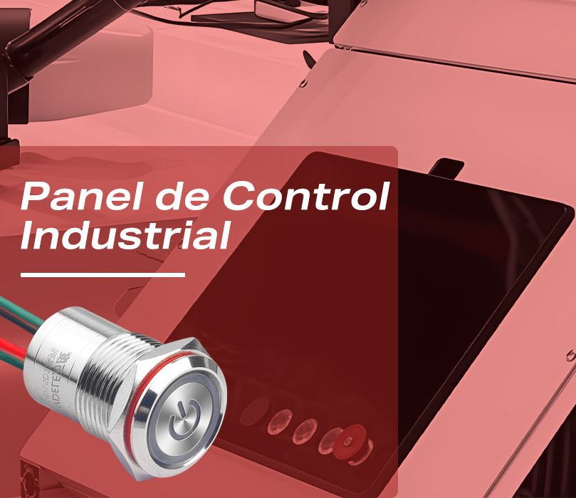 Interruptores de botón metálicos impermeables 